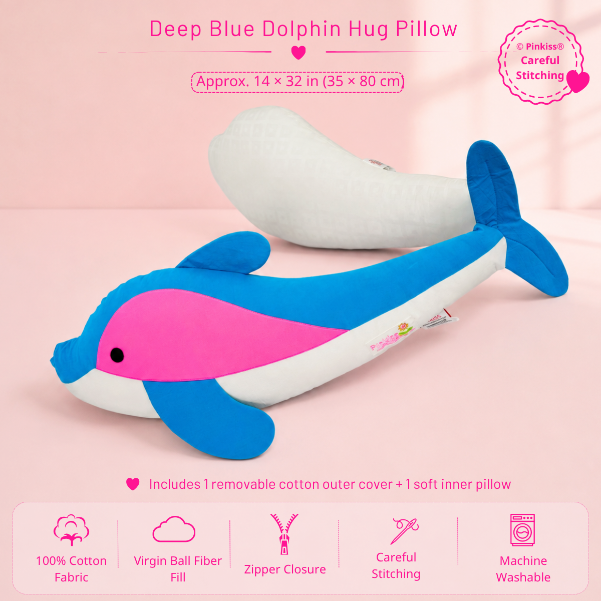 Dolphin Hug Pillow