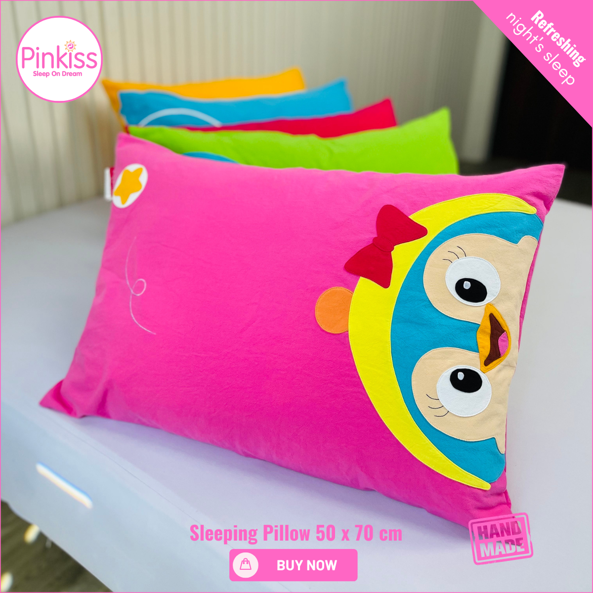 Classic Teen & Adult Sleep Pillow – Durable Comfort