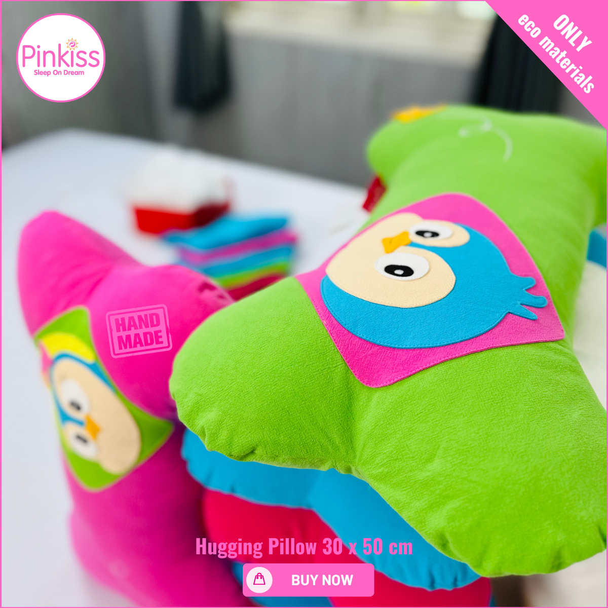 Bone-Shaped Hugging Pillow S – 30 x 50 cm