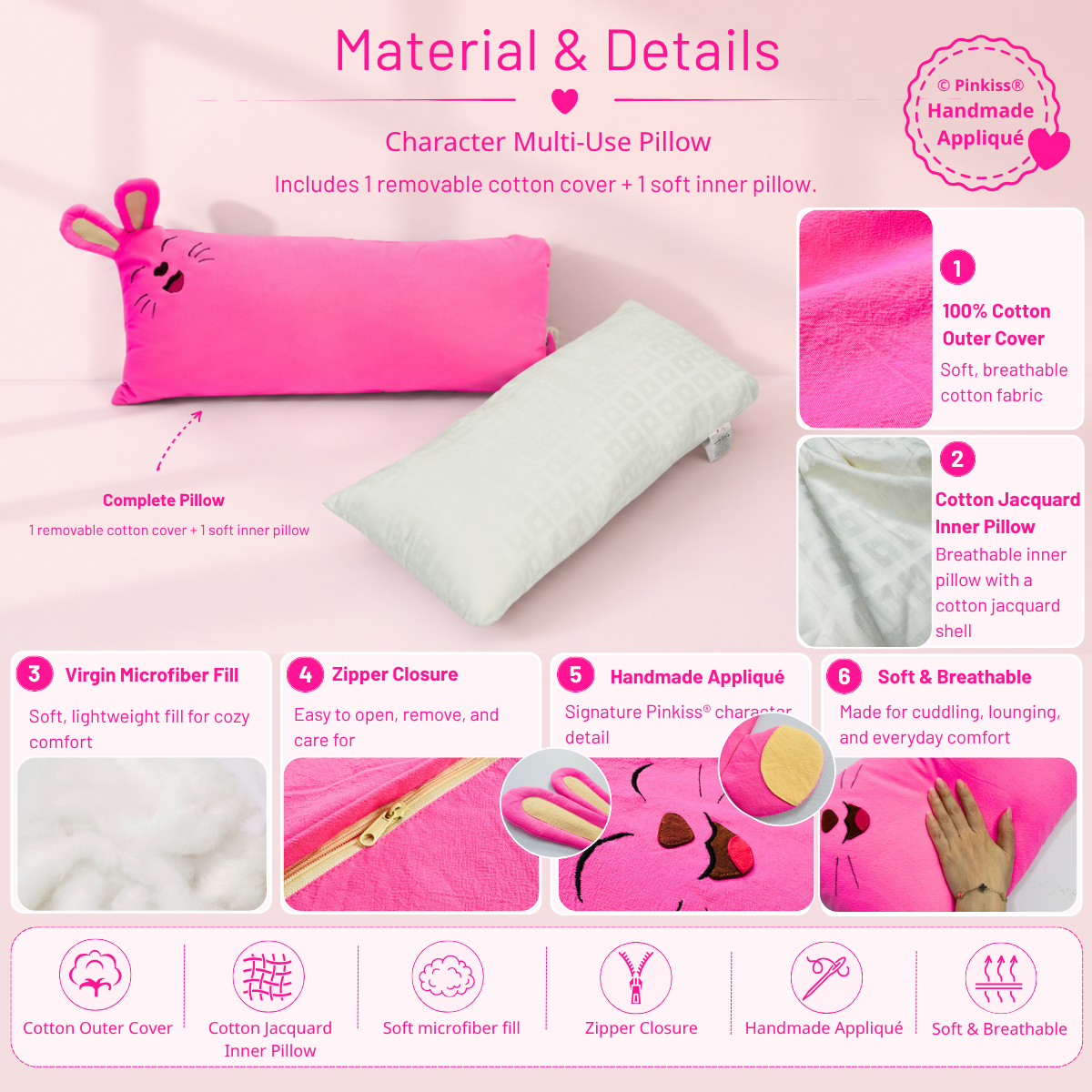 Character Multi-Use Pillow