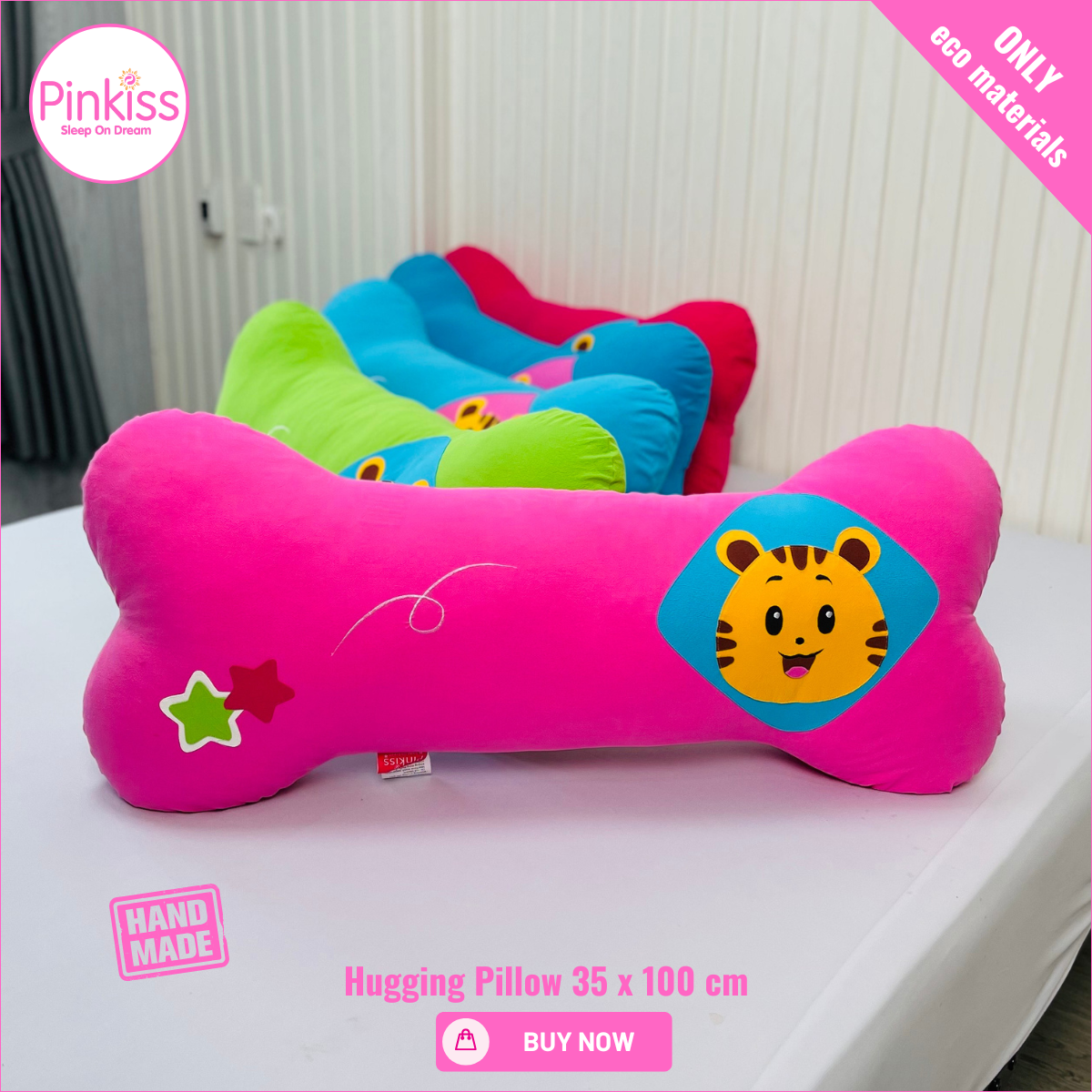 Bone-Shaped Hugging Pillow XL – 35 x 100 cm