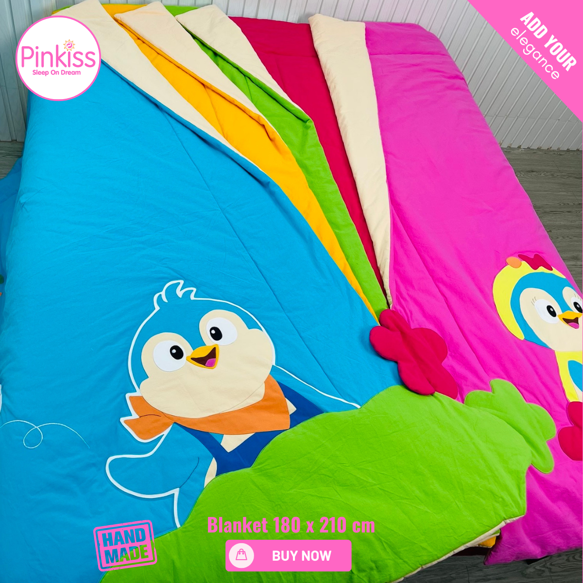 Teen & Adult Quilted Blanket – Gentle & Lasting Comfort