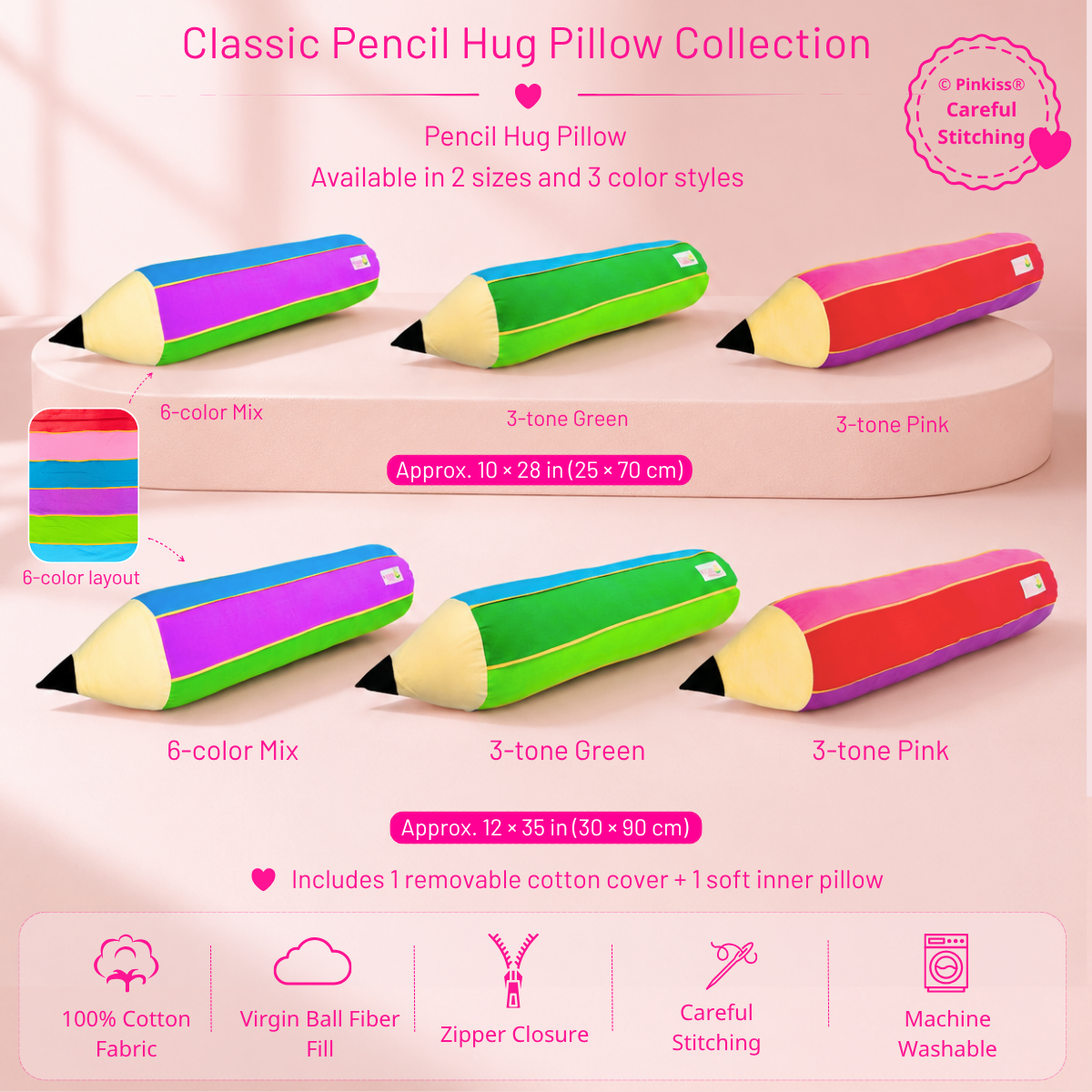 Pencil Hug Pillow
