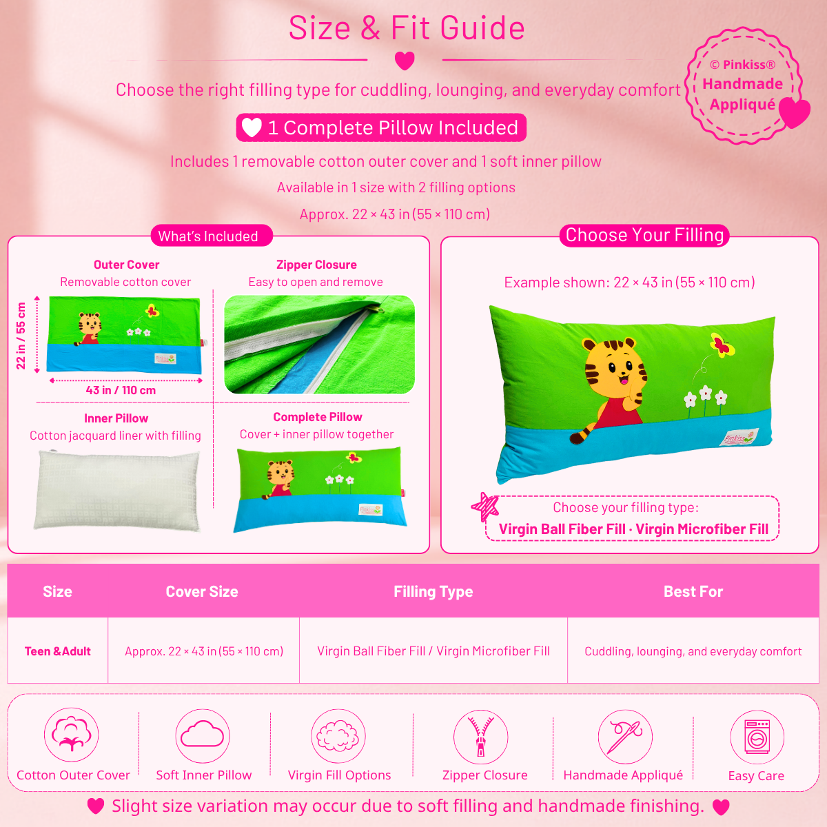 Teen & Adult Multi-use Pillow