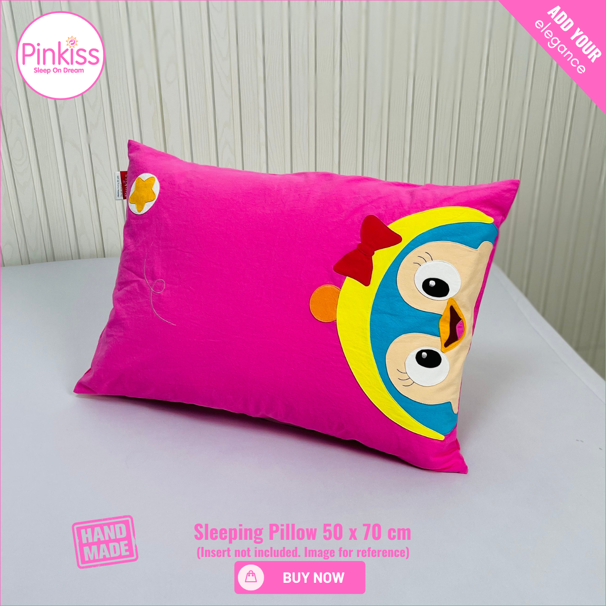 Classic Teen & Adult Pillowcase – Durable Comfort