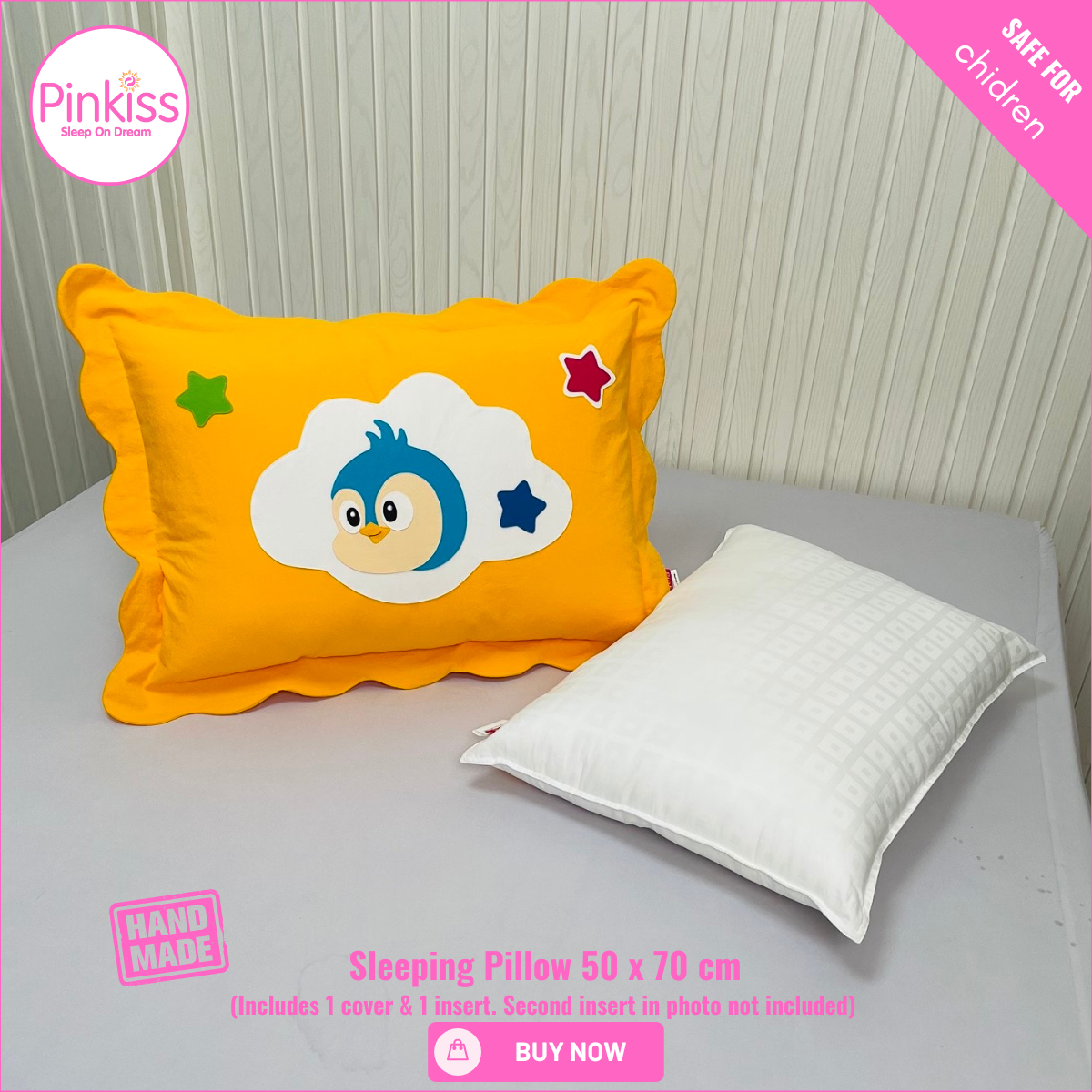 Teen & Adult Sleep Pillow – Balanced, Durable & Gentle Comfort