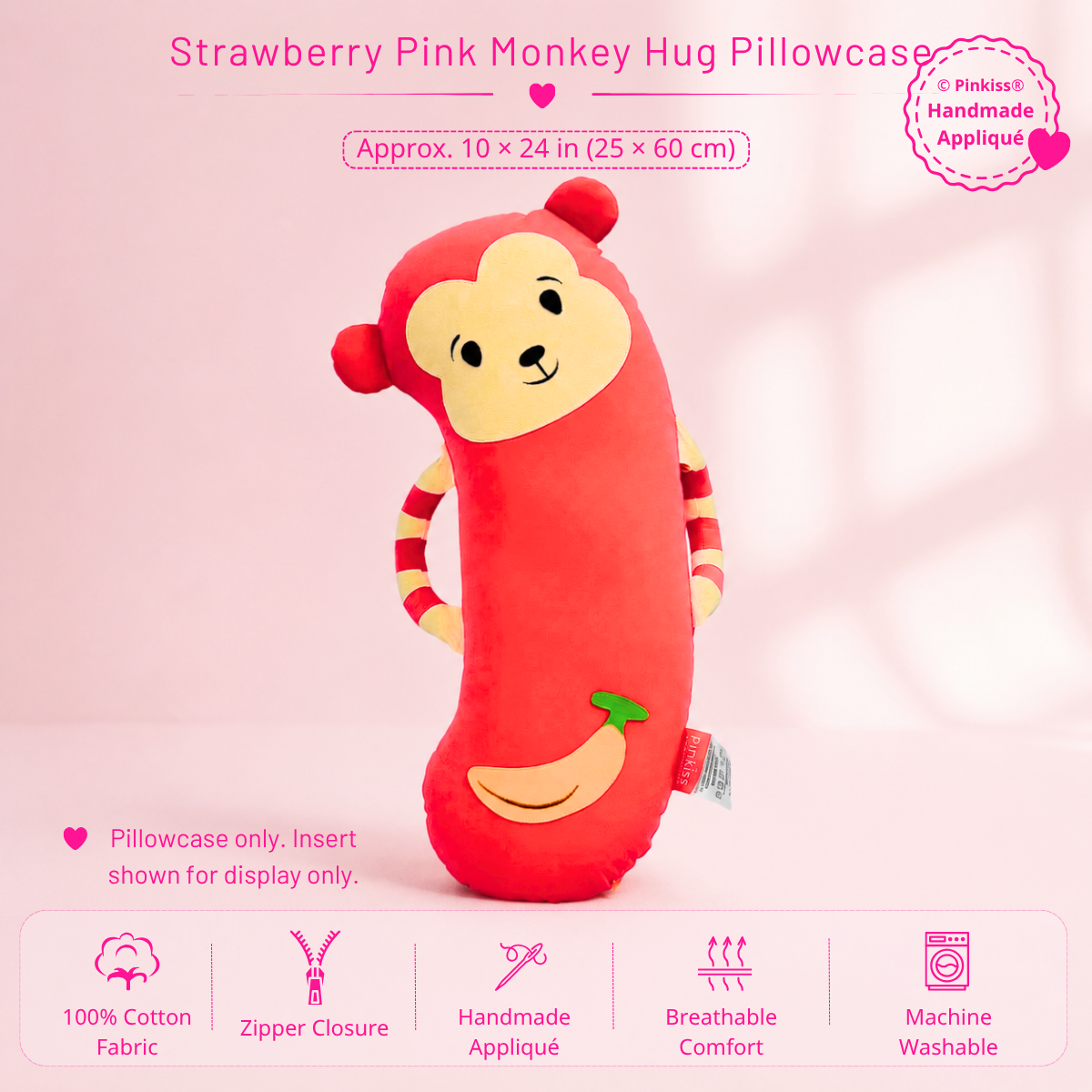 Monkey Hug Pillowcase